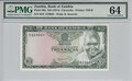 Zambia 2 Kwacha ND1974 Pick 20a PMG Choice UNC 64 Obverse