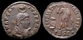 Arcadius. AD-383-408.-Æ-21mm-3.85-g.-Thessalonica-mint-Emperor