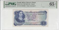 South Africa 2 Rand 1974 Repeater Serial Number 693693! Pick 117a PMG Gem UNC 65 EPQ Obverse