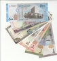Set van 7 verschillende Syrische bankbiljetten in UNC kwaliteit uit de periode 1991–2019.