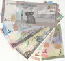 Set van 7 verschillende Syrische bankbiljetten in UNC kwaliteit uit de periode 1991–2019.