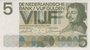 NETHERLANDS P.90a - 5 gulden 1966 UNC_7