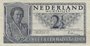 NETHERLANDS P.73 - 2,50 gulden 1945 XF_7