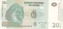 CONGO DEM. REPUBLIC P.94a - 20 Francs 2003 UNC_7