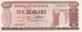 GUYANA P.23a - 10 Dollars ND 1966-92 AU_7