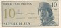 INDONESIA P.92 - 10 Sen 1964 UNC_7