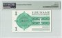 SURINAME P.155 - 1 Dollar 2004 PMG 64 EPQ_7