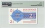 SURINAME P.156 - 2½ Dollars 2004 PMG 66 EPQ_7