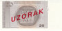 BOSNIA HERCEGOVINA P65s2 - 20 Convertible Maraka ND 1998 Specimen_7