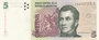 ARGENTINA P.353d - 5 Pesos ND 2003 UNC_7