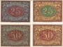 GERMANY M.1193.1-2 - 25, 25, 50 50 Pfennig 1922 Schneverdingen UNC_7