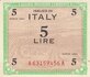 ITALY M.12a - 5 Lire 1943 AU_7