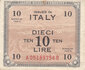 ITALY M.13a - 10 Lire 1943 VF_7