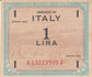 ITALY M.10b - 1 Lira 1943 XF_7