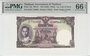 THAILAND P.75d - 5 Baht 1956 PMG 66 EPQ_7