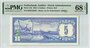 NETHERLANDS ANTILLES P.15b - 5 Gulden 1984 PMG 68 EPQ_7