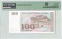 NORTH MACEDONIA P.12a - 100 Denari 1993 PMG 68 EPQ TOP POP_7