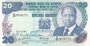 KENYA P.21f - 20 Shillings 1987 XF_7