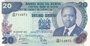 KENYA P.21b - 20 Shillings 1982 UNC_7