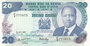 KENYA P.21f - 20 Shillings 1987 AU_7