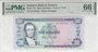 JAMAICA P.71b - 10 Dollars 1987 PMG 66 EPQ_7