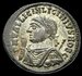 Licinius II. Caesar, AD 317-324. Æ Follis 18mm, 3.45 g. Alexandria Jupiter_8