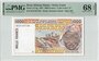 West African States 1000 Francs 1997 Ivory Coast Pick 111Ag PMG Superb Gem UNC 68 EPQ TOP POP Obverse