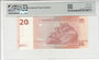 Congo Democratic Republic 20 Francs 1997 Pick 88A PMG Choice UNC 64 EPQ Reverse