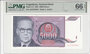 Yugoslavia 5000 Dinara 1991 Pick 111 PMG Gem UNC 66 EPQ Obverse