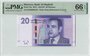 Morocco 20 Dirhams 2012 Pick 74a PMG Gem UNC 66 EPQ Obverse