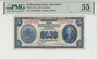 Netherlands Indies 5 Gulden 1943 Pick 113a PMG 55 Obverse