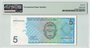 Netherlands Antilles 5 Gulden 1986 Pick 22a PMG Gem UNC 66 EPQ Reverse