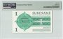 Suriname 1 Dollar 2004 Pick 155 PMG Choice UNC 64 EPQ Reverse