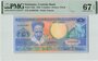 Suriname 5 Gulden 1986 Pick 130a PMG Superb Gem UNC 67 EPQ Obverse