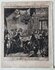 Antieke gravure Belshazzars feast Daniel 5 Ottens 1754